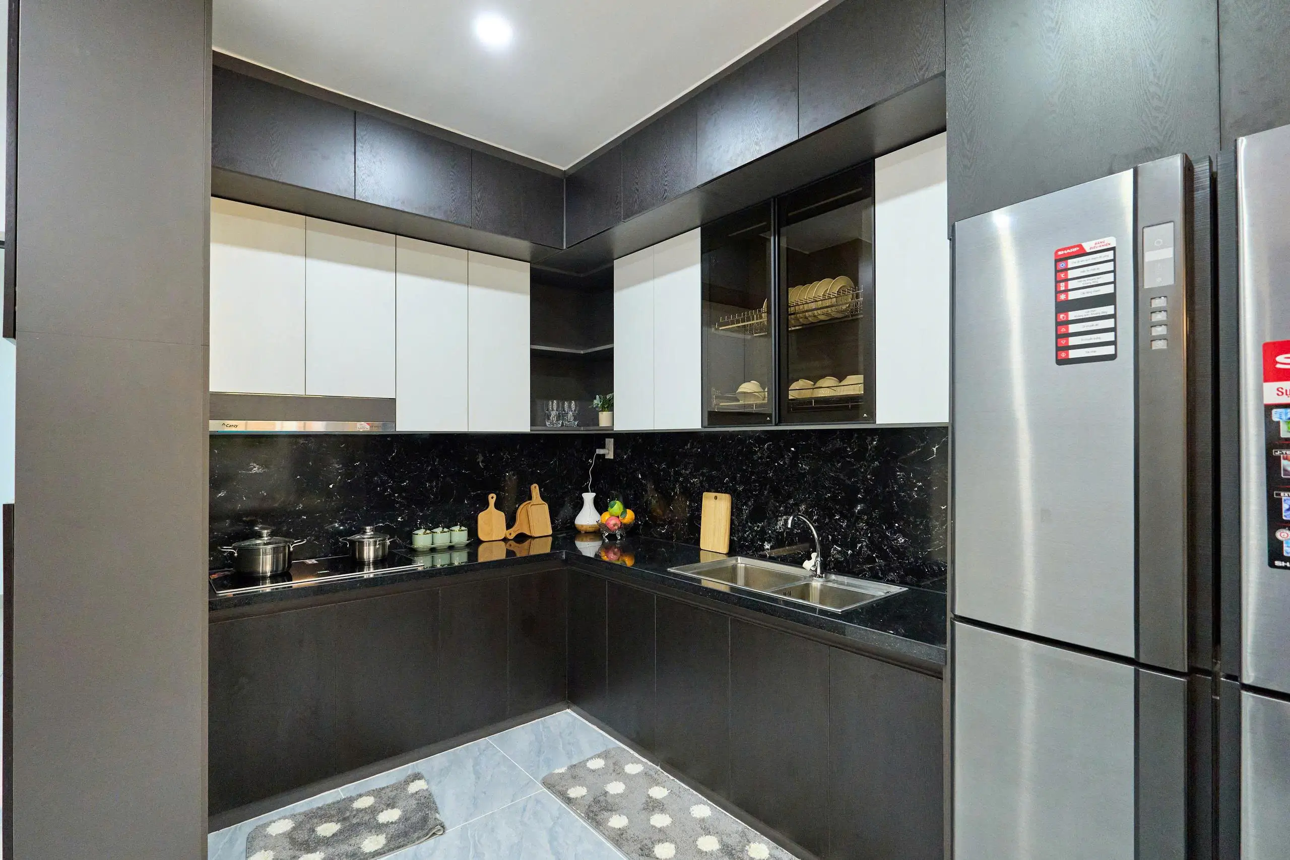 Ảnh nhà mẫu tháp Solena dự án Green Town Bình tân
