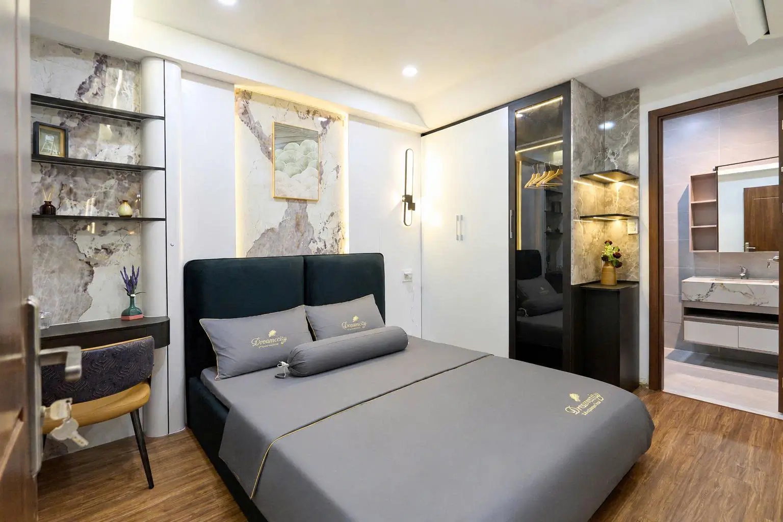 Ảnh nhà mẫu tháp Solena dự án Green Town Bình tân