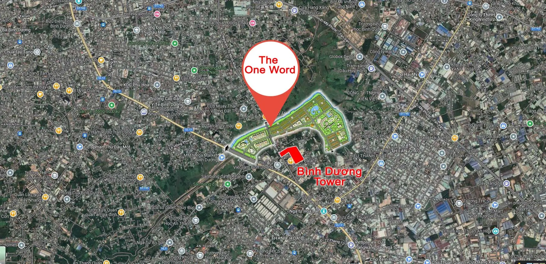 One Era | Khu đô thị All-in-One tại Thuận An, Bình Dương 4 Vị Trí One Era