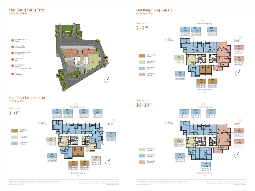 Mặt Bằng Tầng The Westique Residences