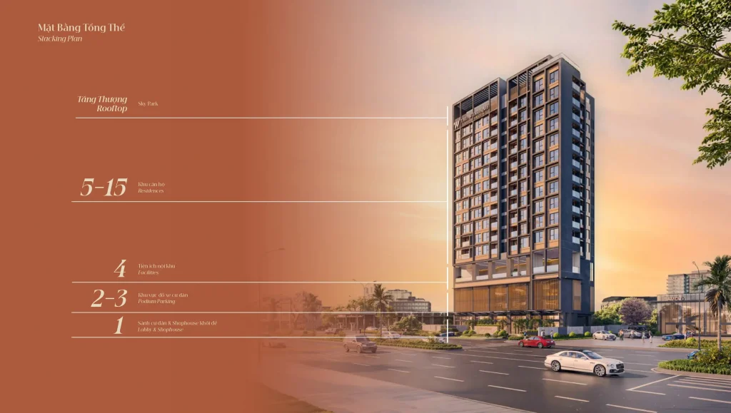 Thông tin mặt bằng tổng thể dự án The Westique Residences