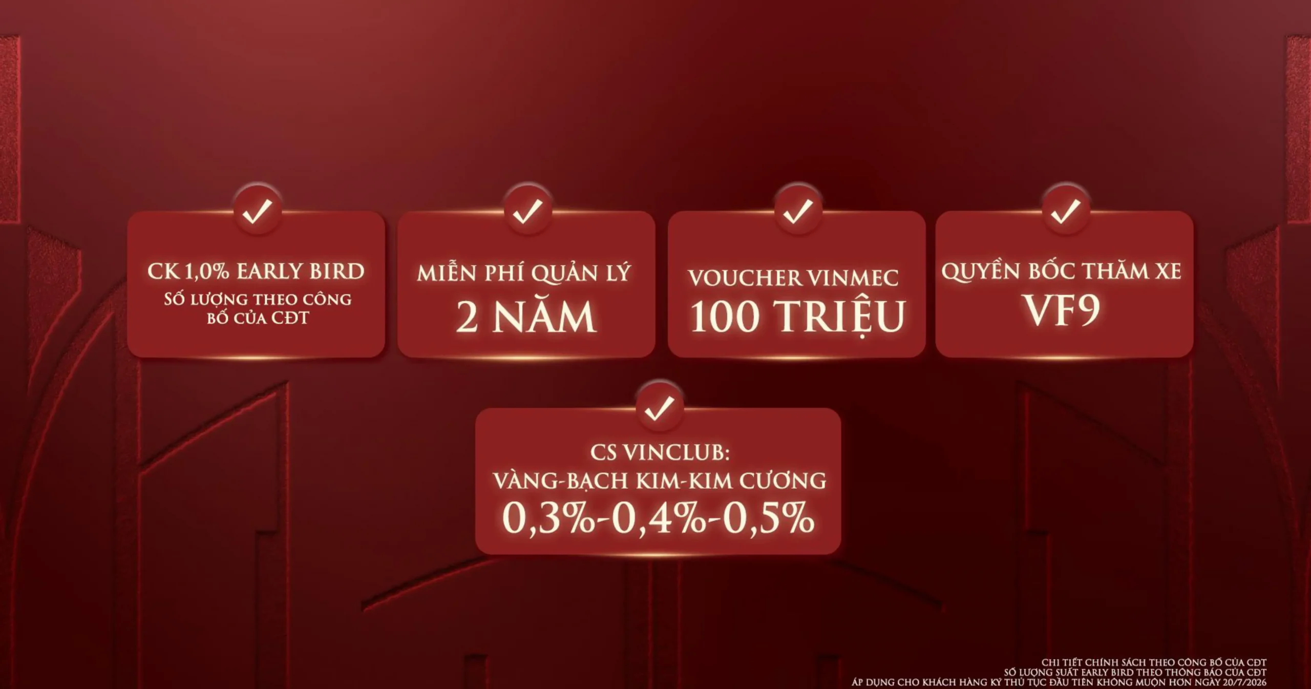 VINHOMES SAIGON PARK | VINHOMES HÓC MÔN 37 Chính sách ưu đãi tại Vinhomes Saigon Park