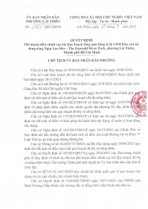 Quyết định phê duyệt điều chỉnh cục bộ quy hoạch mặt bằng tỷ lệ 1/500 The Emerald River Park