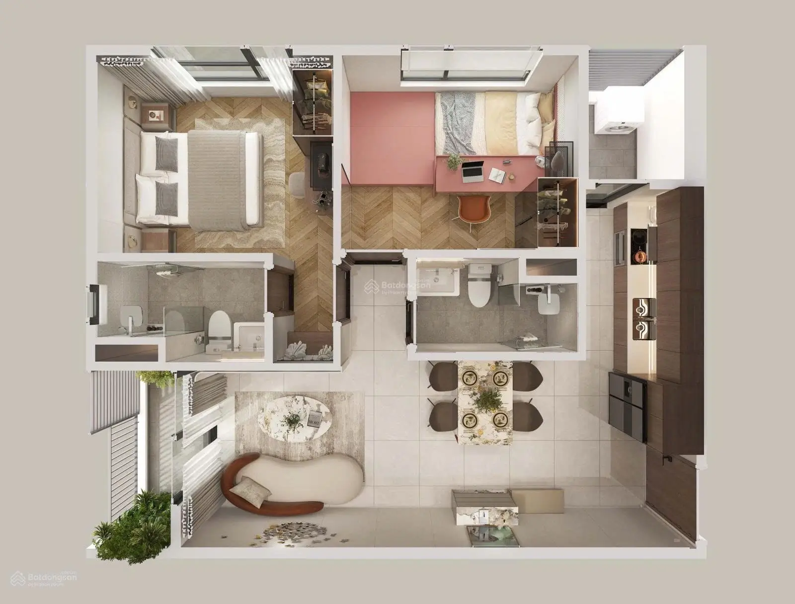 Fenica Dĩ An 17 Thiết kế căn hộ Fenica Dĩ An