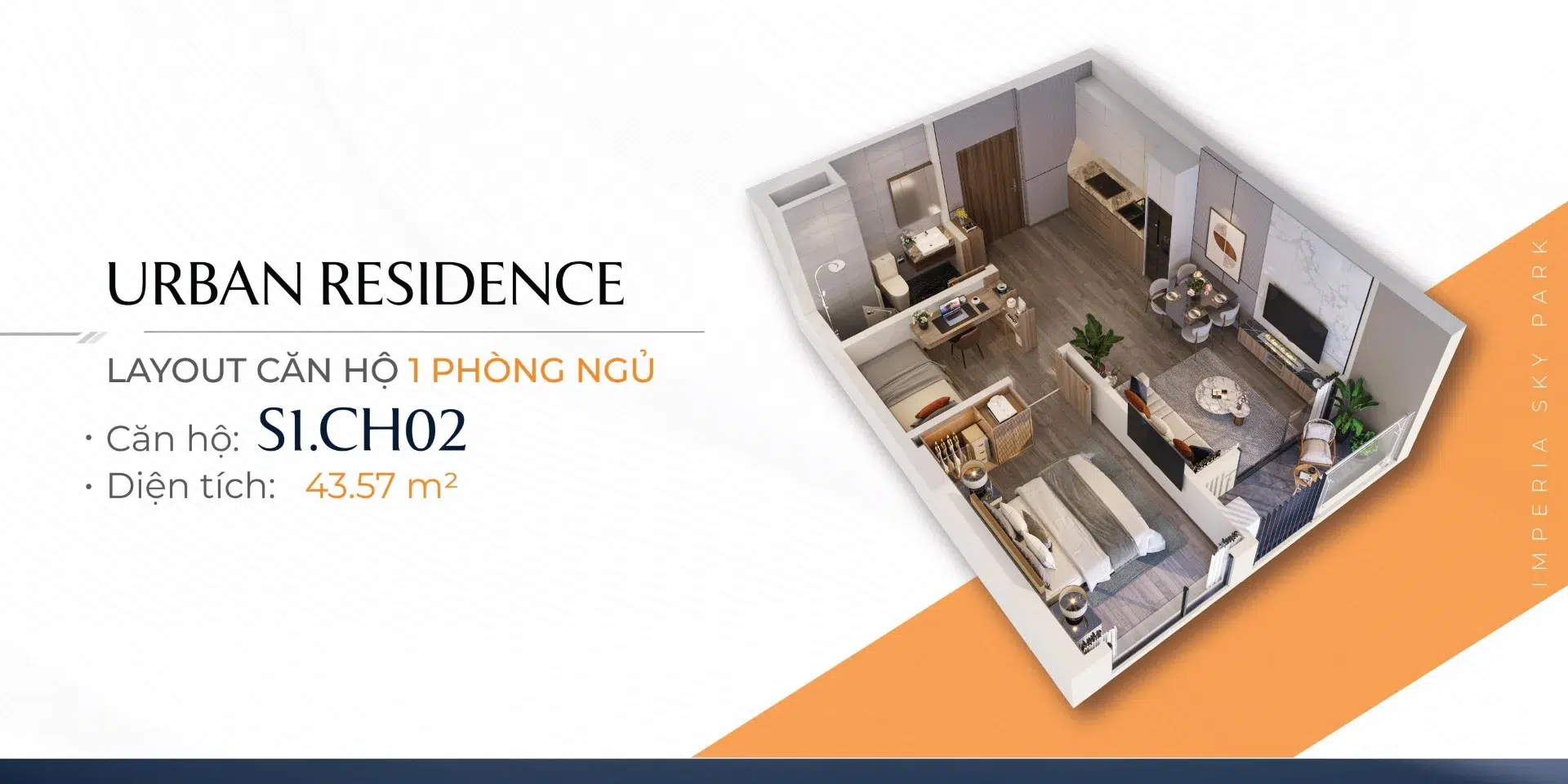 Imperia Green Paradise 13 Căn Hộ 1 Phòng Ngủ