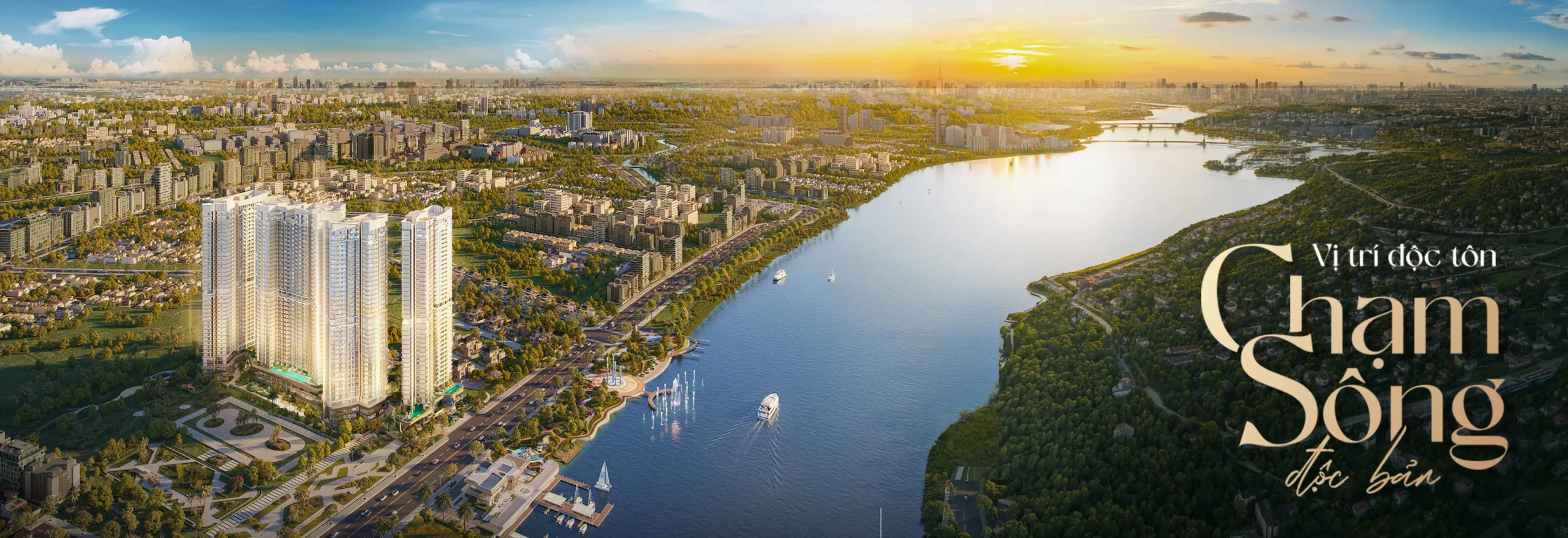 Vị trí đọc tôn The Emerald River Park