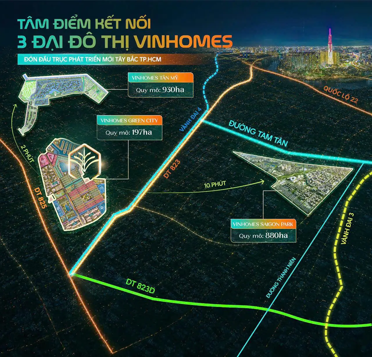VINHOMES SAIGON PARK | VINHOMES HÓC MÔN 12 Vị Trí Tâm Điểm Vinhomes Saigon Park