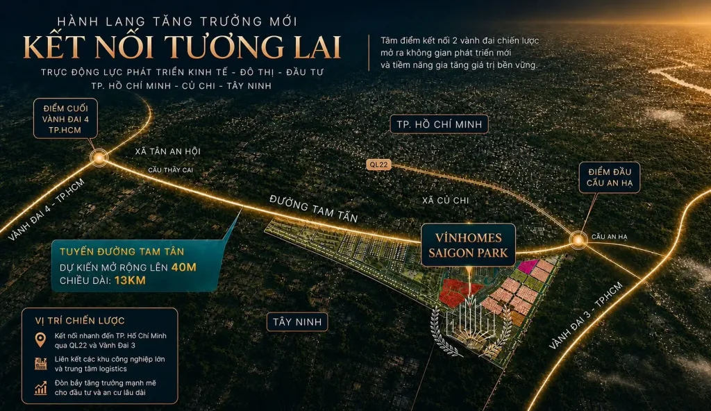 Vị Trí Vinhomes Saigon Park