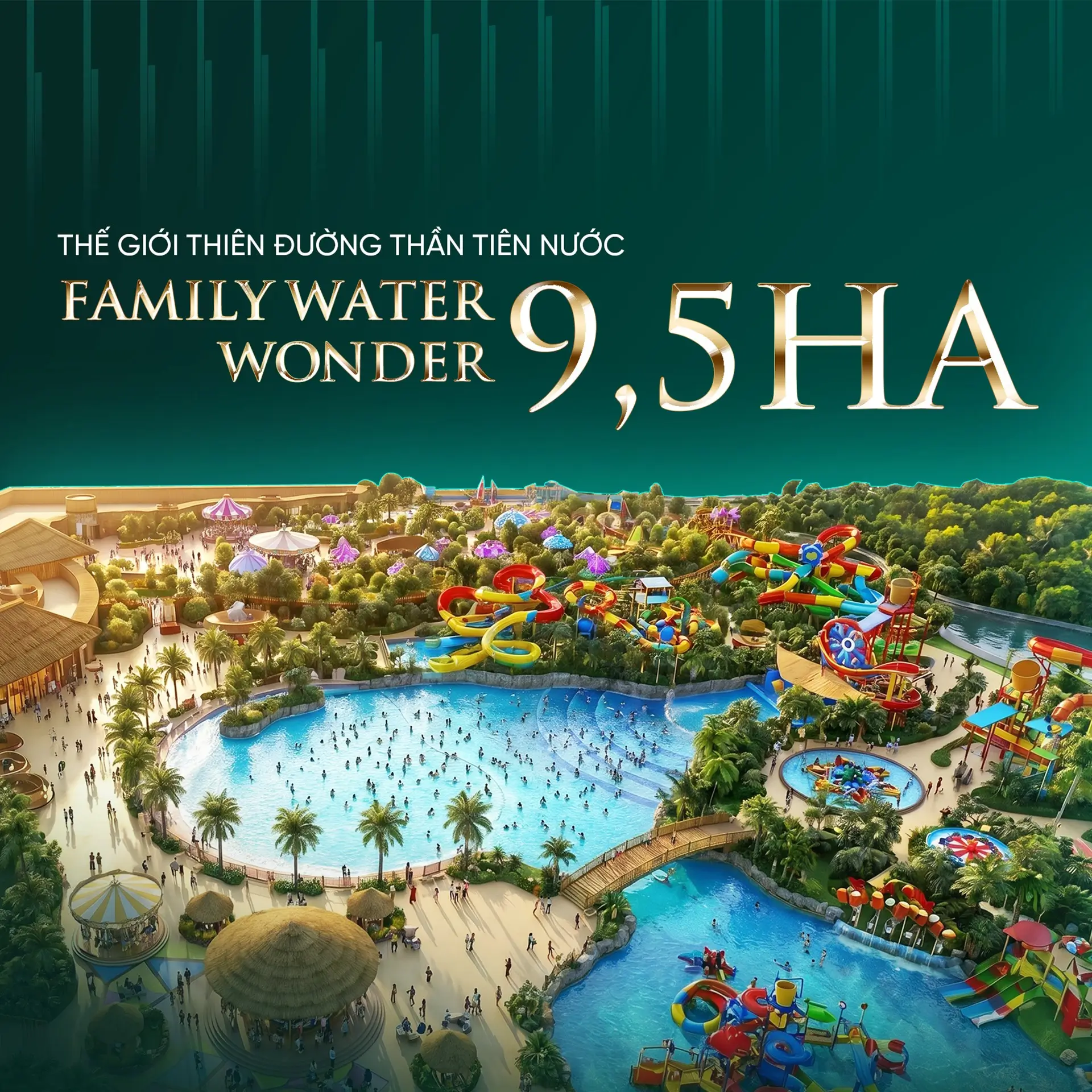 VINHOMES SAIGON PARK | VINHOMES HÓC MÔN 22 Tiện ích khu vui chơi gia đình tại Vinhomes Saigon Park