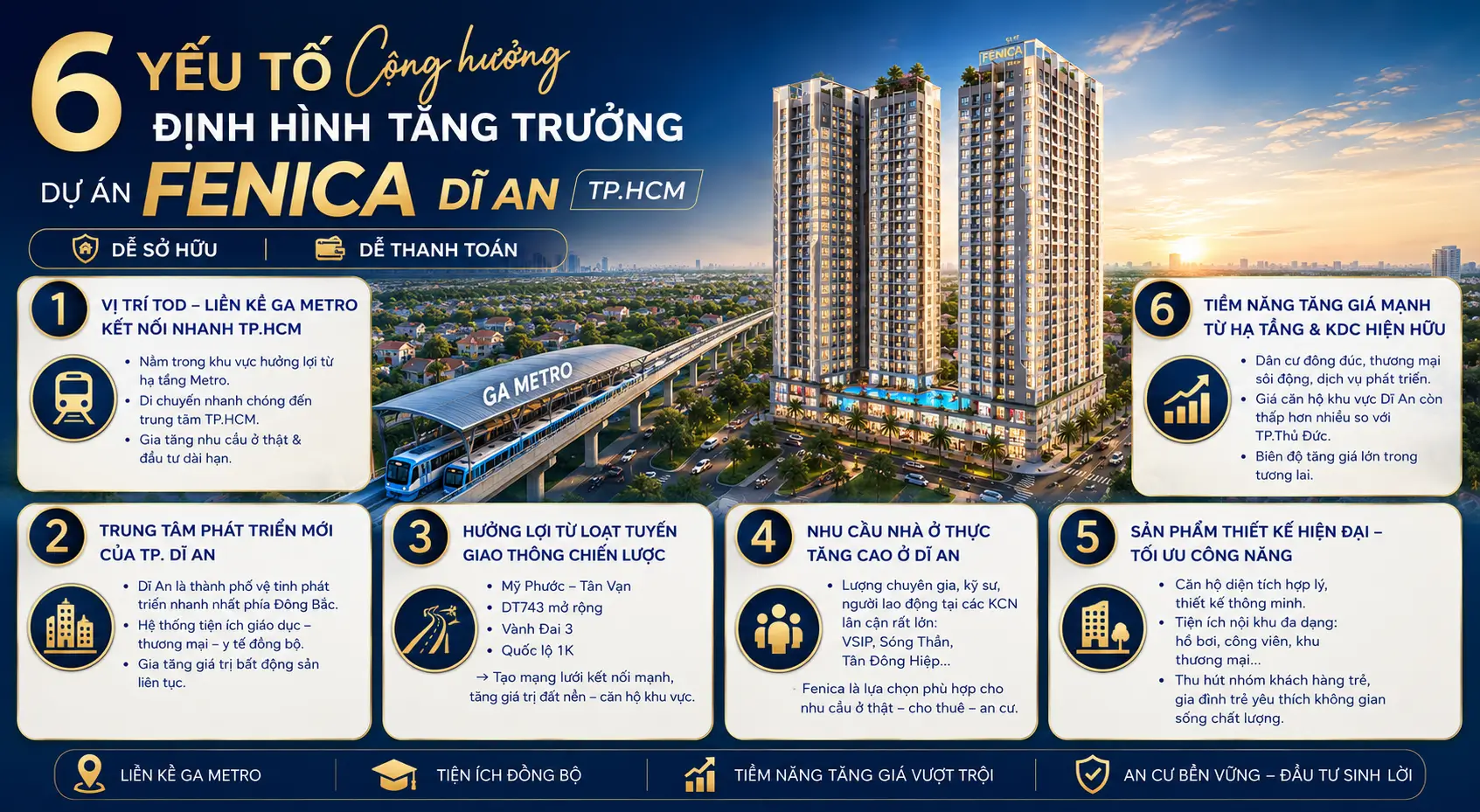 Fenica Dĩ An 11 6 Yếu tố cộng hưởng Fenica Dĩ An