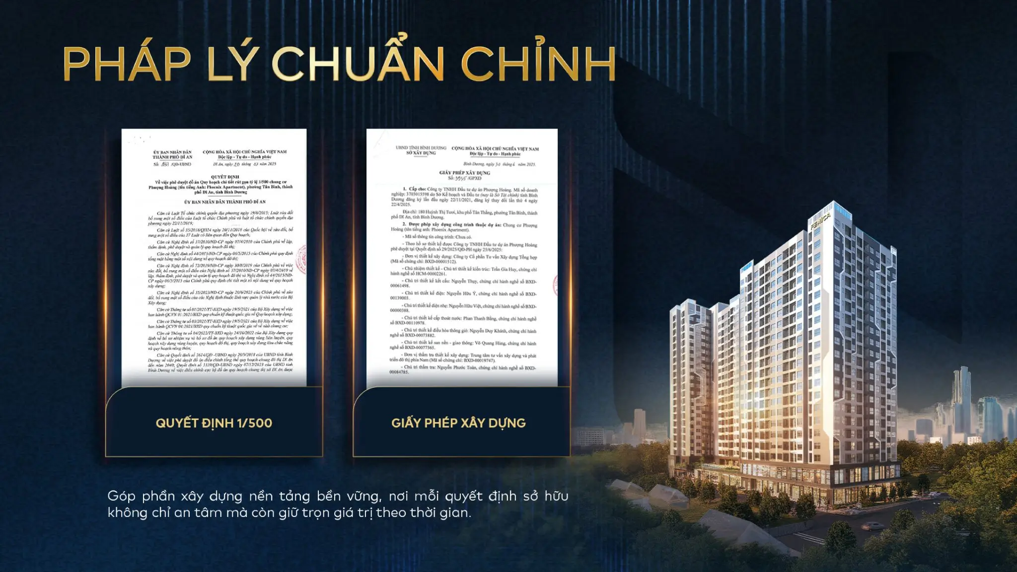 Fenica Dĩ An 62 Pháp lý dự án fenica Dĩ An