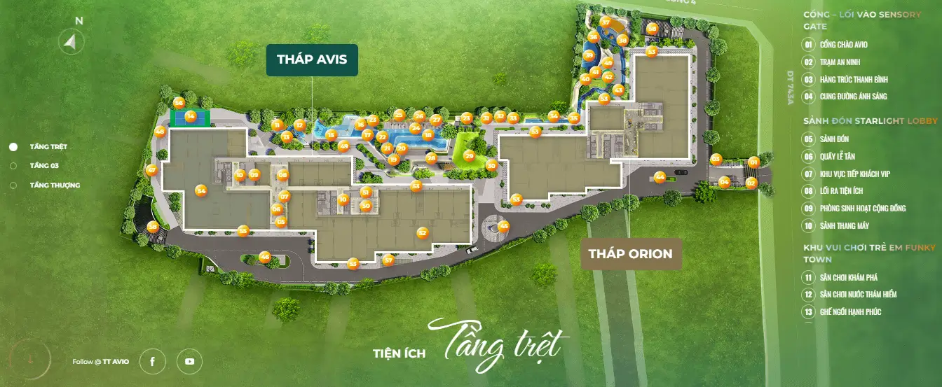 TT Genesis | Đào Sư Tích 9 Tiện ích mặt bằng TT Genesis