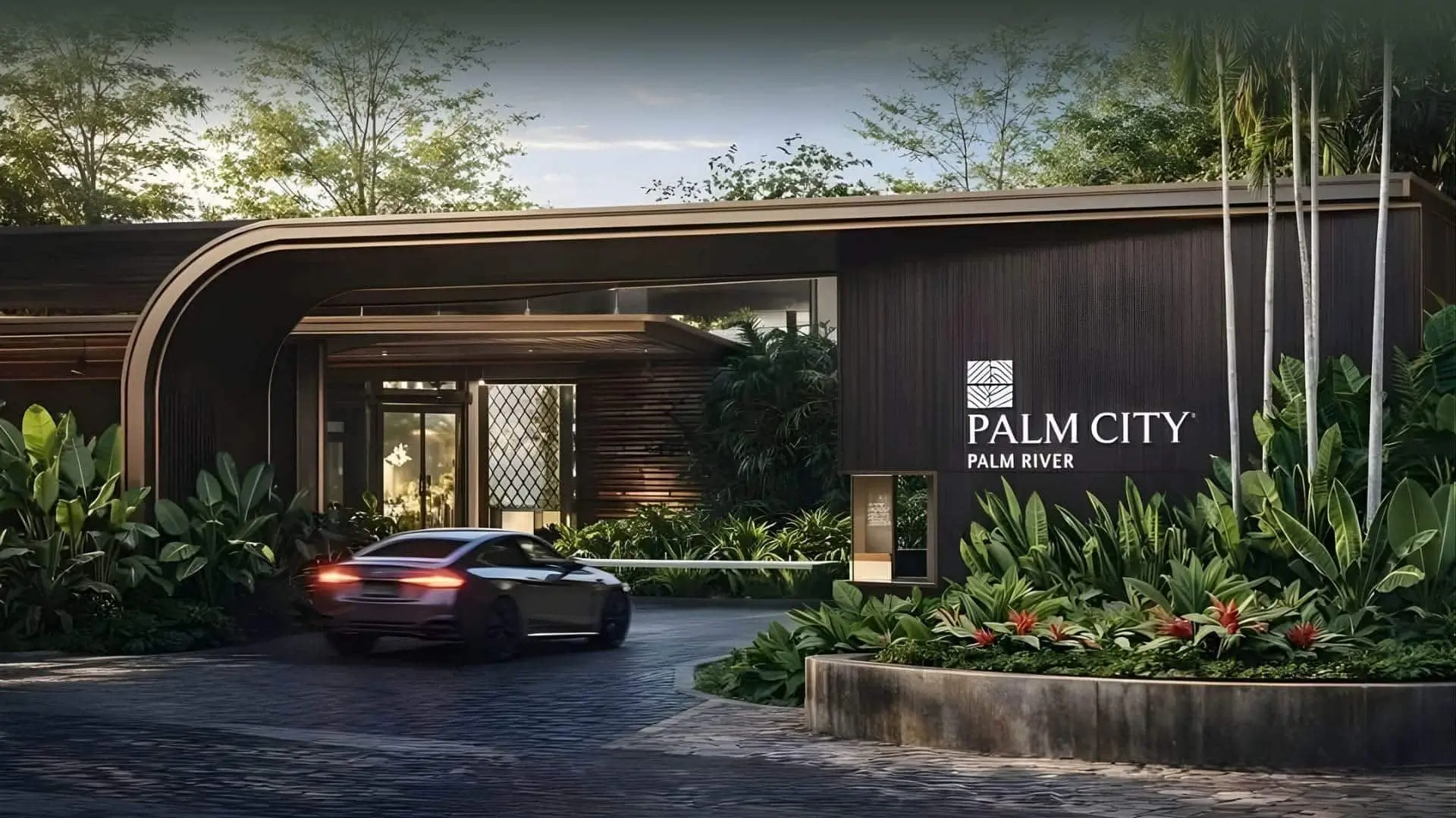 Cổng chào dự án Palm City
