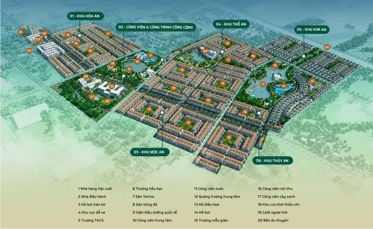 Mặt bằng dự án The Agula