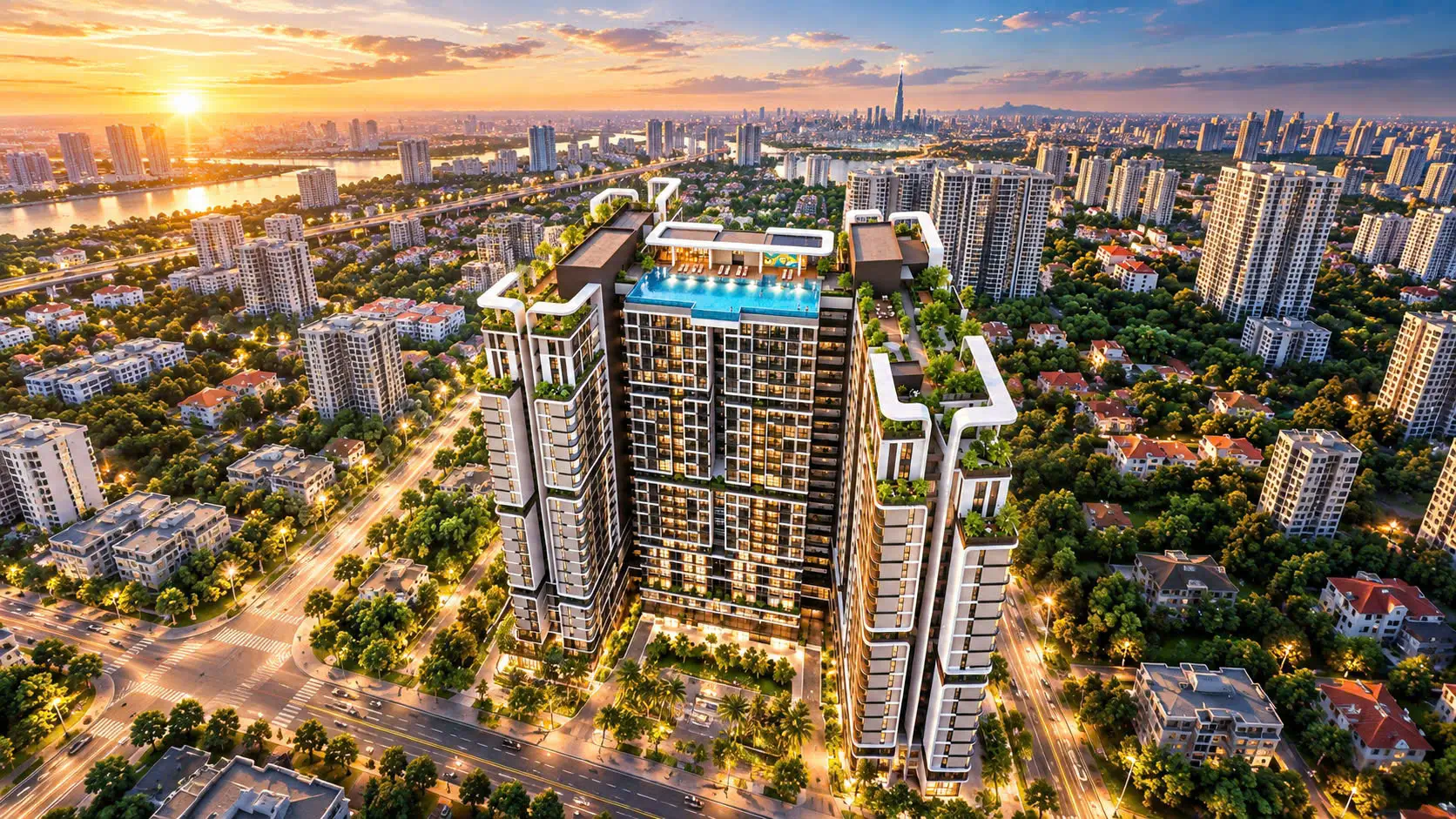 Phối cảnh dự án Happy One Elite Tam Bình