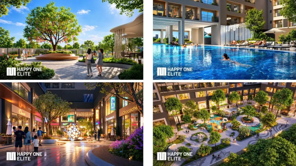Các tiện ích tại dự án Happy One Elite