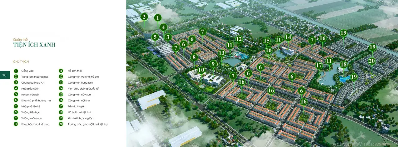 Mặt bằng tiện ích dự án The Agula