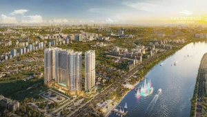 Phối cảnh tổng thể The Emerald River Park ven sông Sài Gòn