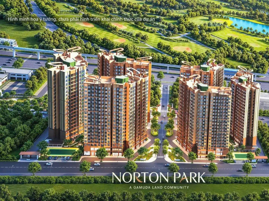 Phối cảnh tổng thể The Norton Park